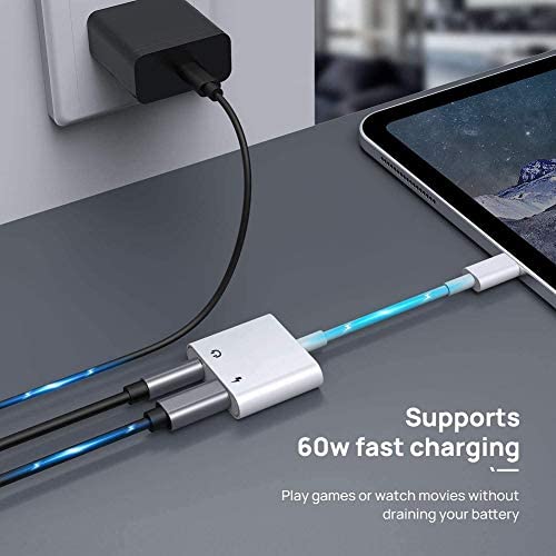 Headphone Adapter, 2 Pack 2 in 1 Lightning to 3.5mm Aux Audio and Charge Jack Adapter Splitter Dongle for iPhone 14 13 12 11 Pro Max XS XR X 8 7 6 iPad, Support iOS 16 - Image 8