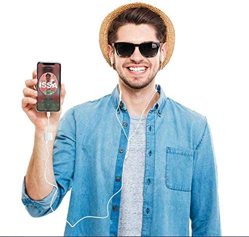 Headphone Adapter, 2 Pack 2 in 1 Lightning to 3.5mm Aux Audio and Charge Jack Adapter Splitter Dongle for iPhone 14 13 12 11 Pro Max XS XR X 8 7 6 iPad, Support iOS 16 - Image 9