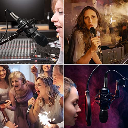 PKOJIN Dynamic Karaoke Microphone for Singing, Vocal Wired Microphone for Karaoke, Handheld Mic with 10 Ft Cable, Mics for Speaker with ON/Off Switch - Image 6